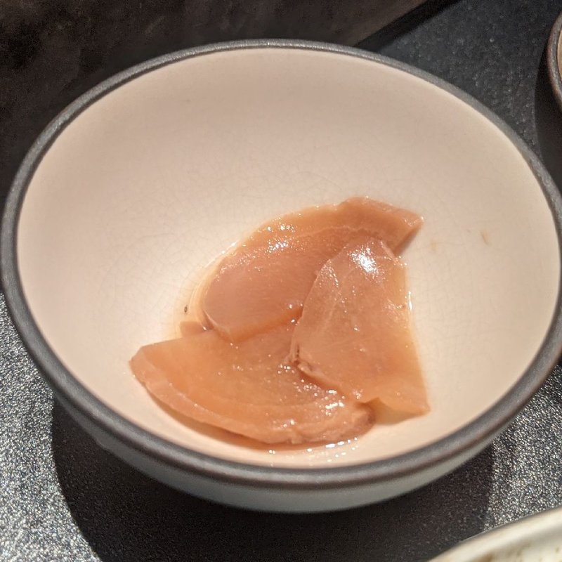 自家製ガリ(西麻布 焼肉 X （ヤキニク テン・YAKINIKU TEN）)