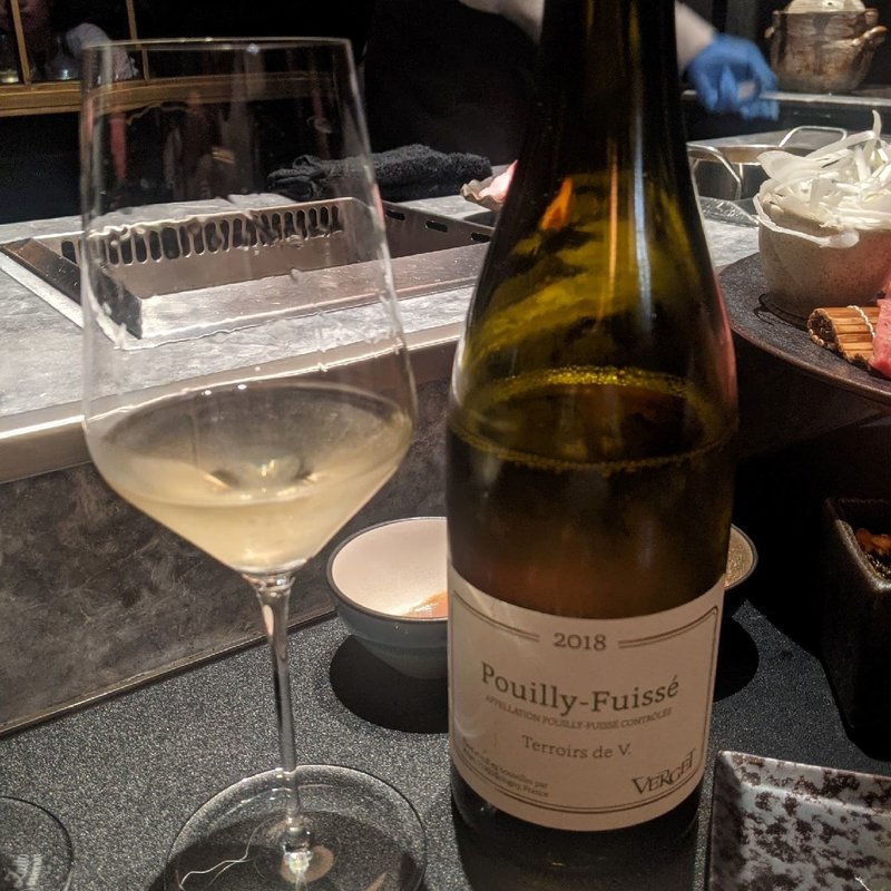 プイィ フュイッセ テロワール ド ヴェ 2018 ヴェルジェ(西麻布 焼肉 X （ヤキニク テン・YAKINIKU TEN）)