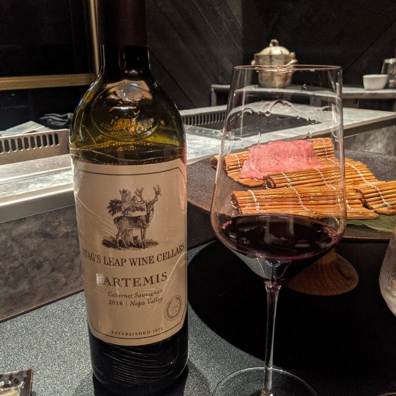 スタッグス・リープ・ワイン　アルテミス　カベルネ・ソーヴィニヨン(西麻布 焼肉 X （ヤキニク テン・YAKINIKU TEN）)