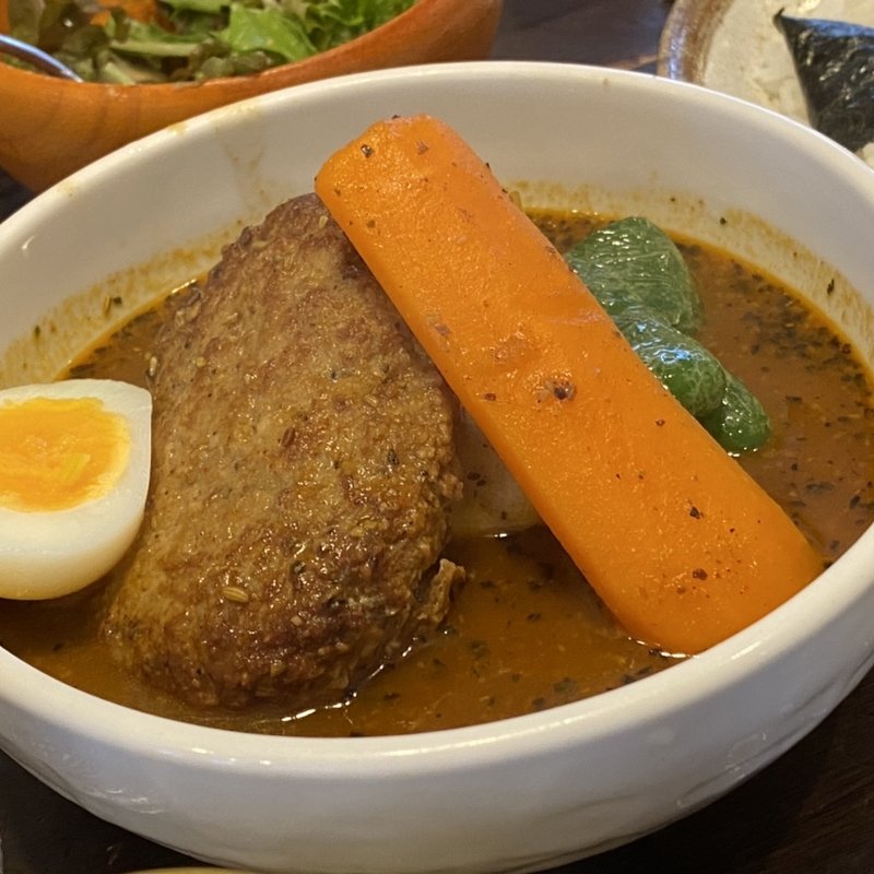 ハンバーグスープカレー(らっきょ＆Star)