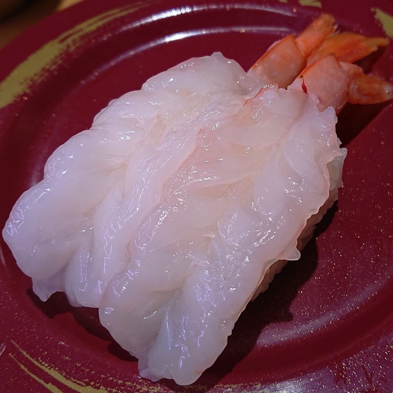 ダブル天然生えび(スシロー 新川崎スクエア店)