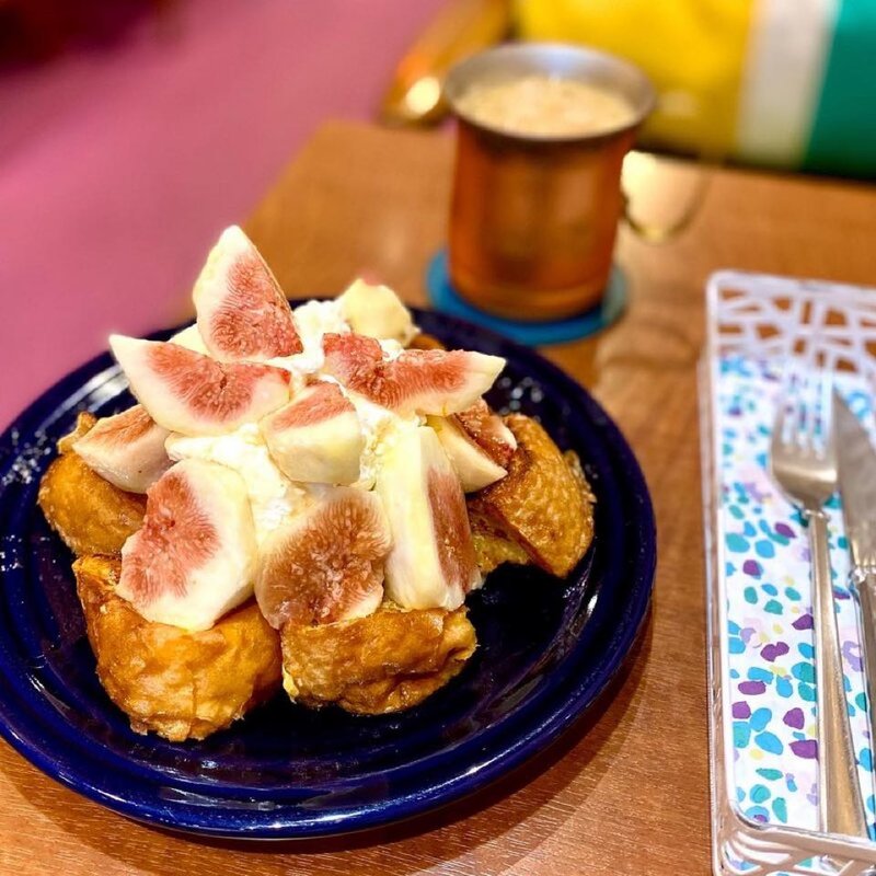 無花果だけ乗っけたフレンチトースト(チンクエチェント )