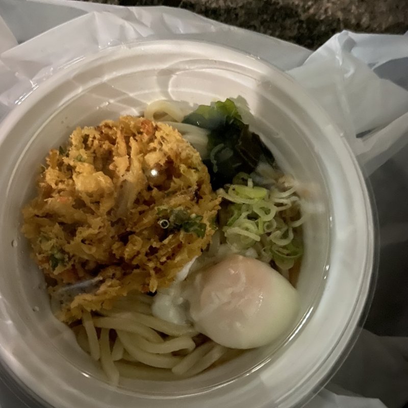 天玉うどん(名代 富士そば 新橋店 )