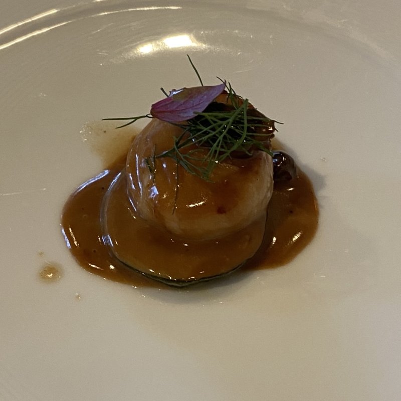 帆立貝(銀座 レストラン オザミ)