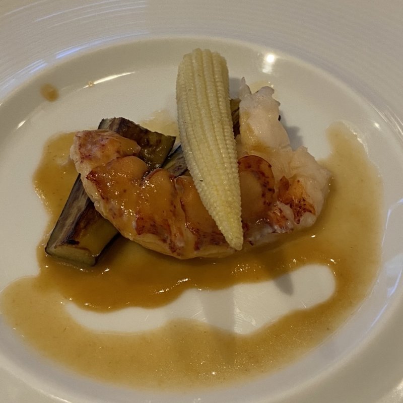  ■Homard et Girolle 　オマール海老とジロール茸(銀座 レストラン オザミ)