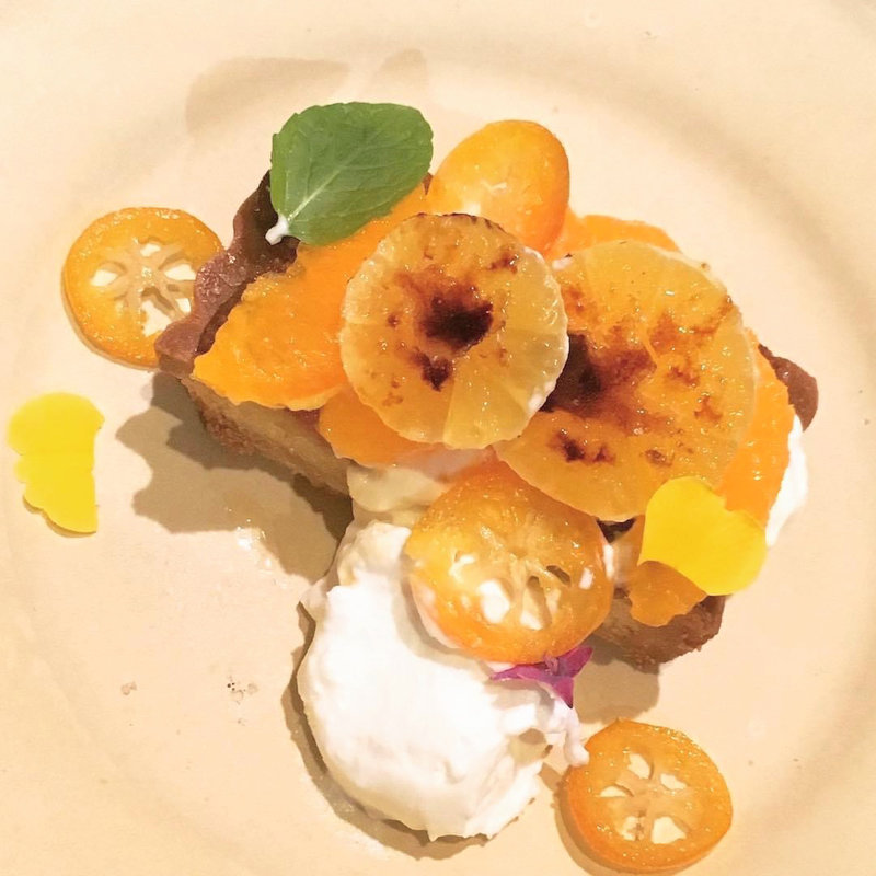 いろいろ柑橘のタルト(キビ カフェ （kibi cafe）)