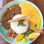 重ね煮カレー2種盛り(Curry&Spice 青い鳥)
