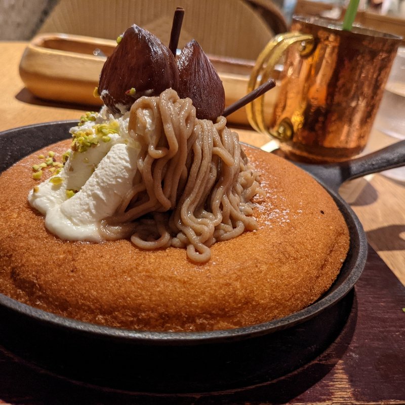 モンブランパンケーキ(ドトール珈琲農園 大宮店)