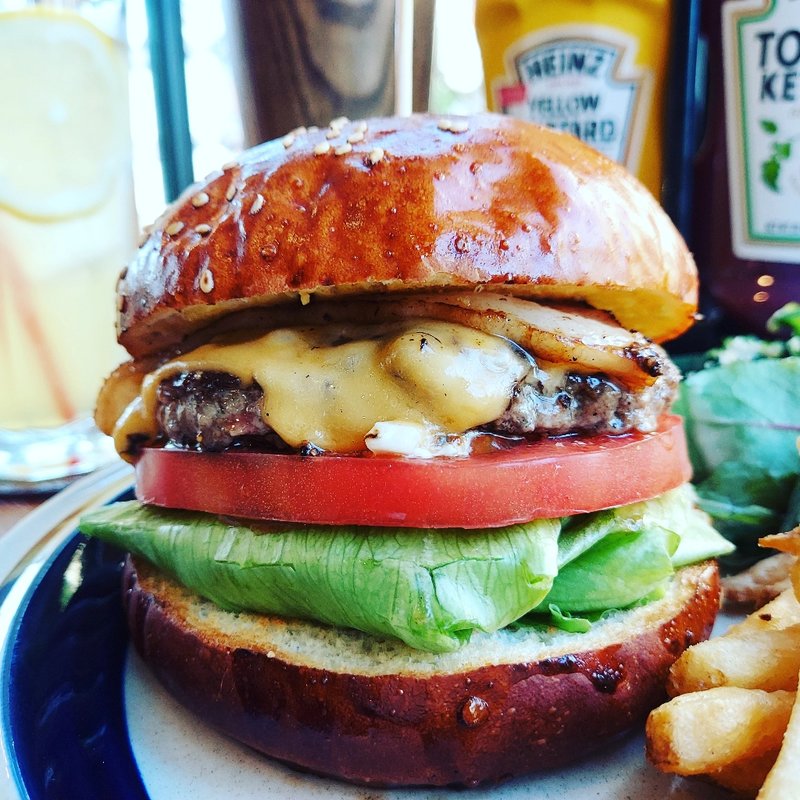 ベーコンチーズバーガー(エースコーヒー)