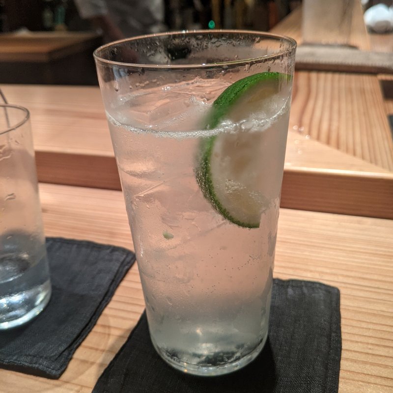 本日の有機柑橘サワー（カボス）(とり茶太郎)