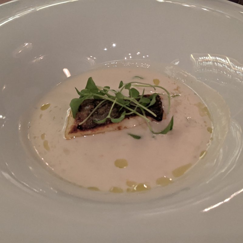 愛媛県産真鯛のスープ仕立て(TOKYO Whisky Library)