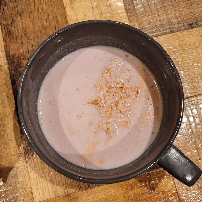 紫芋のスープ(ランチメニュー)(BATON 池袋東武店)