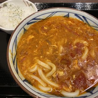 トマたまカレーうどん(丸亀製麺 伊丹南町店)