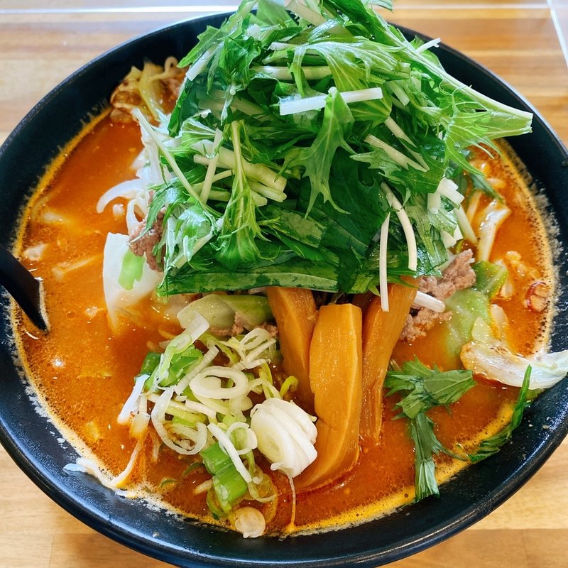 トマト辛味噌ラーメン(デリシャストマトファームカフェ )