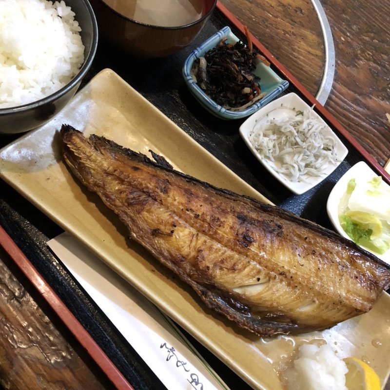 焼ホッケ定食(魚料理 正ちゃん)