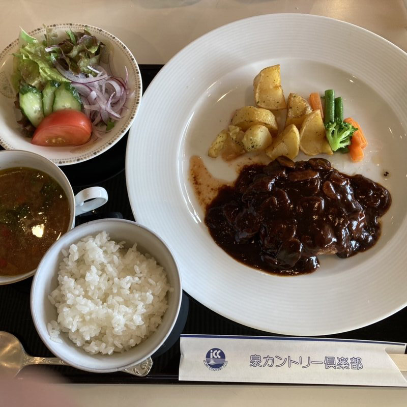 ハンバーグマッシュルームソース(泉カントリー倶楽部 レストラン )