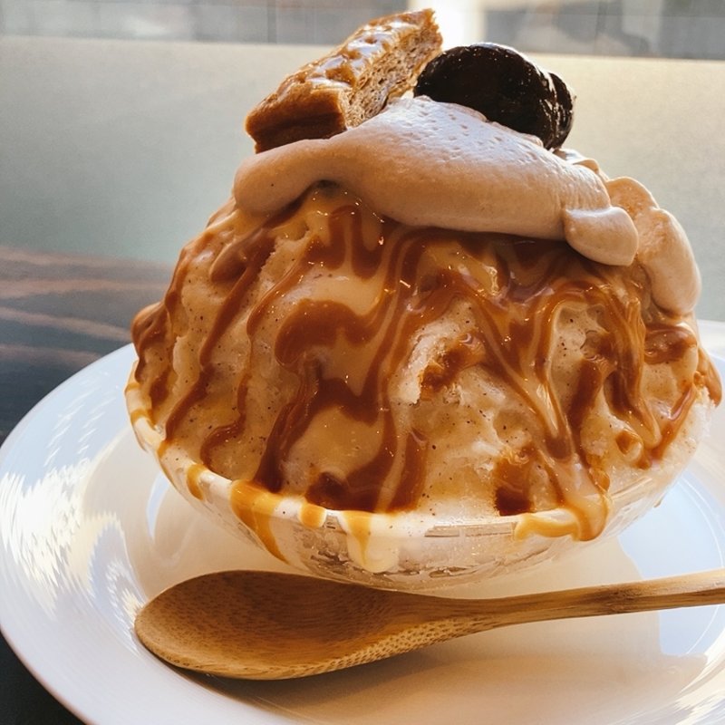 芋栗なんきん氷(ラセッテ広島ミラノカレー)