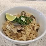 秋刀魚の炊き込みご飯(限定メニュー)(らぅめん考房ありがた屋)