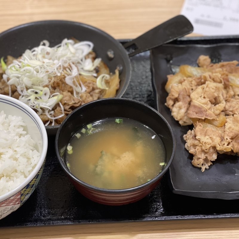 W定食(吉野家 大田原美原店 )