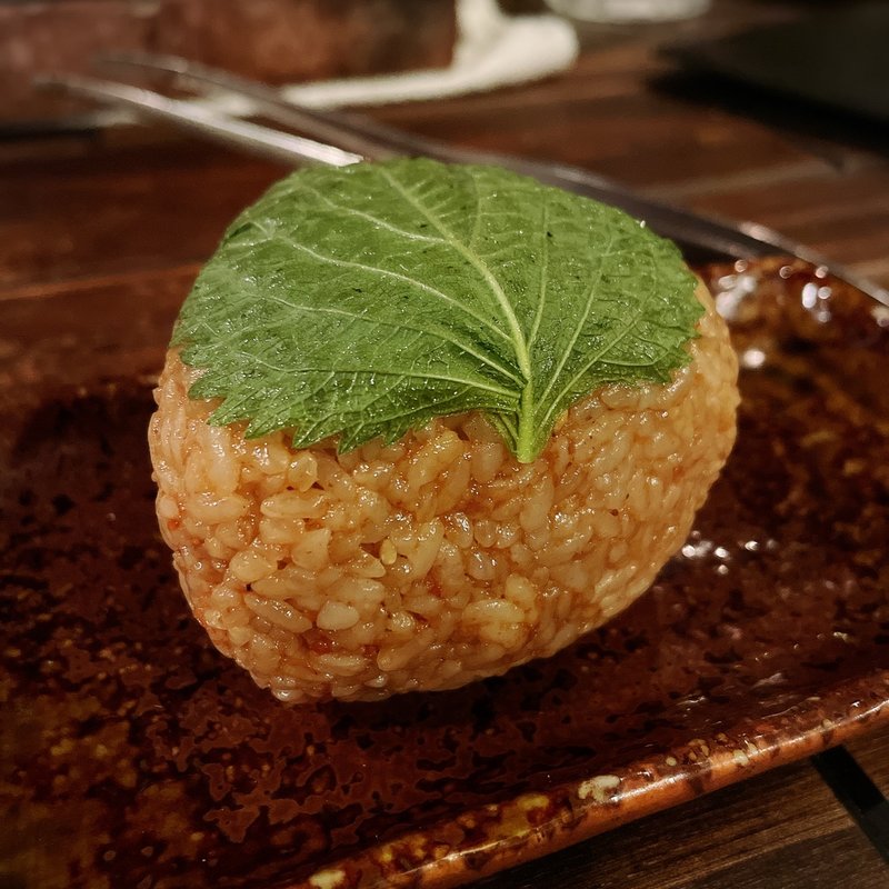 手焼きおにぎり(魅惑の七輪 らんまん （ミワクノシチリンランマン）)