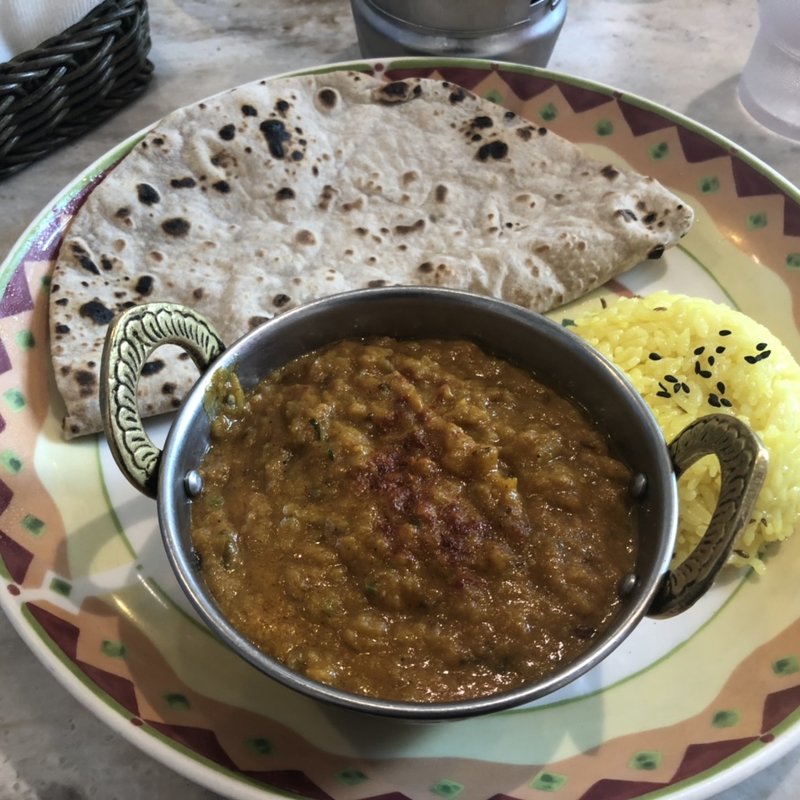 チャパティセット（ベイガンバルタ）(アールティー 神戸下山手県庁前店)
