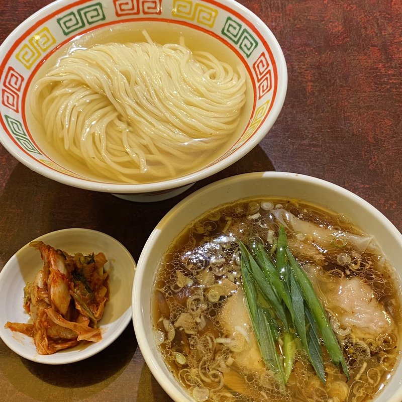 鰹と昆布水の醤油つけ麺(らぁめん しゅき)