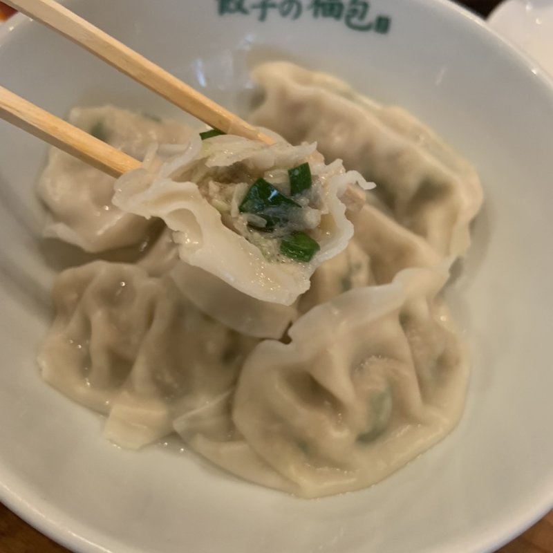 水餃子　ニンニクニラあり(餃子の福包 新宿店 （ギョウザノフクホウ）)