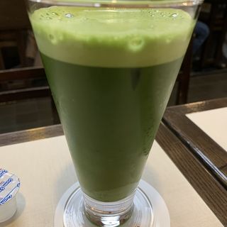 抹茶ジュース(あんみつ　みはし　上野本店)