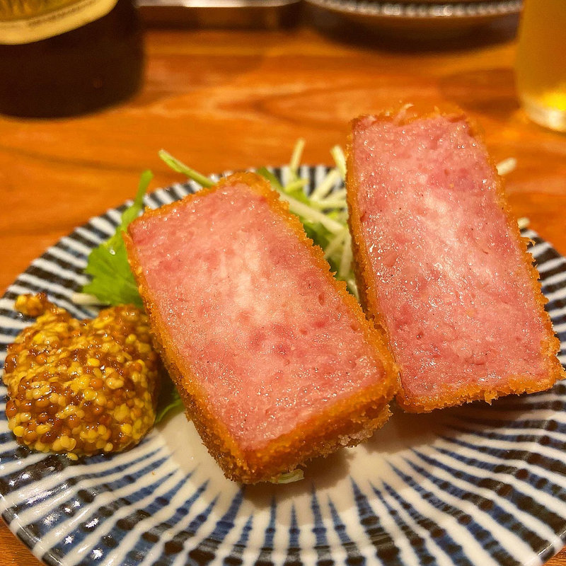 雲仙ハムカツ(大旦那 天満本店)