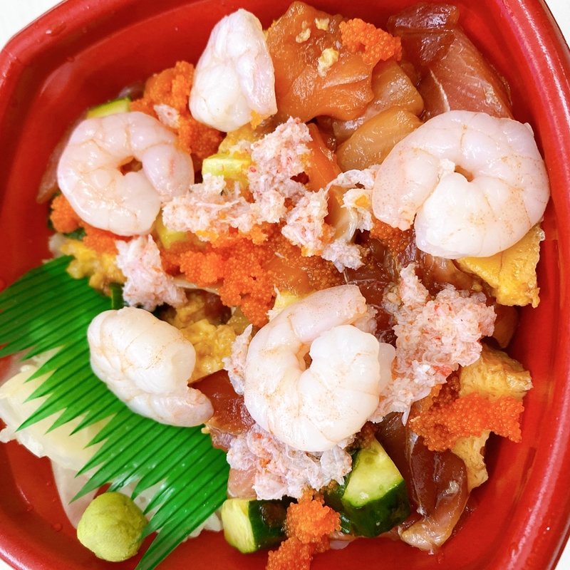 バラ丼(丼丸どんどん 旗の台店)