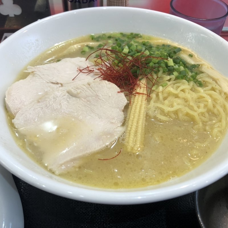 鶏白湯そば 大盛り(蓮の花)