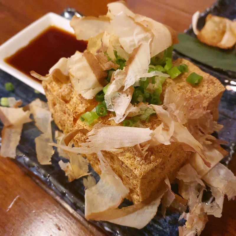 焼き厚揚げ(梅田日本酒バルEVISU （エビス）)