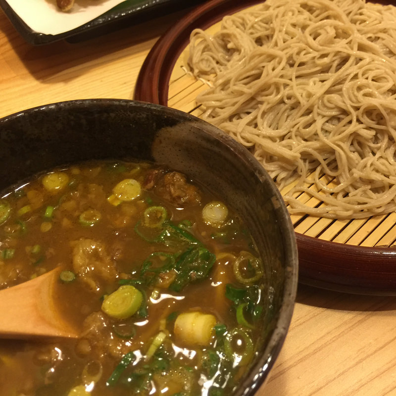 ざるそばと小カレーそばセット(浜町 かねこ)