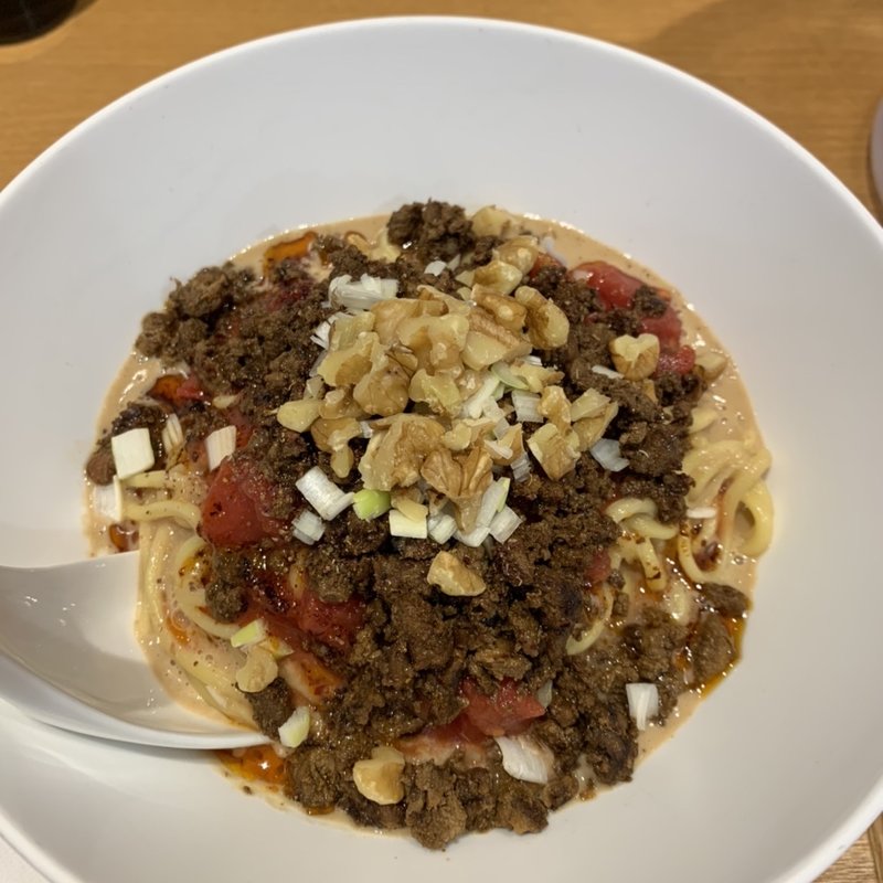 くるみ担々麺(汁なし担担麺ピリリ 銀座店)