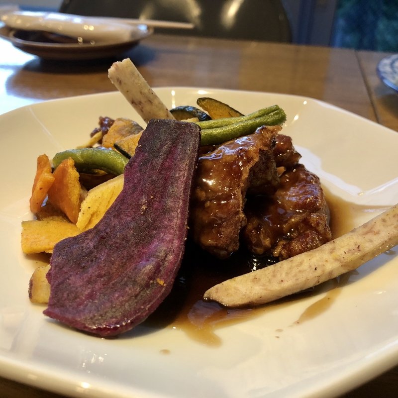 黒酢酢豚(中華バル あおいくま)