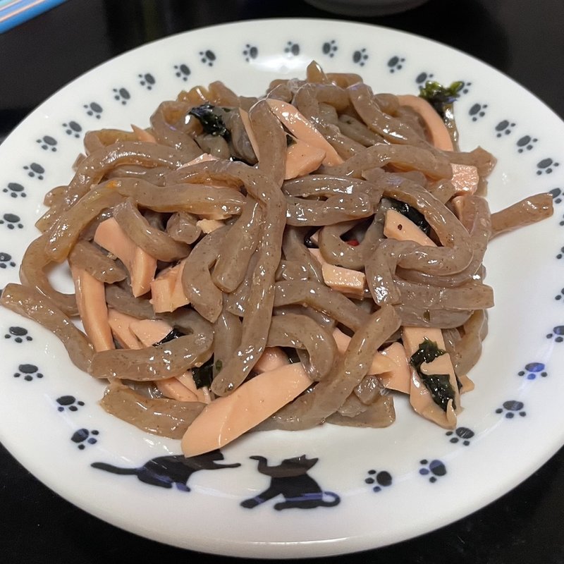 こんにゃくきんぴら(自宅)