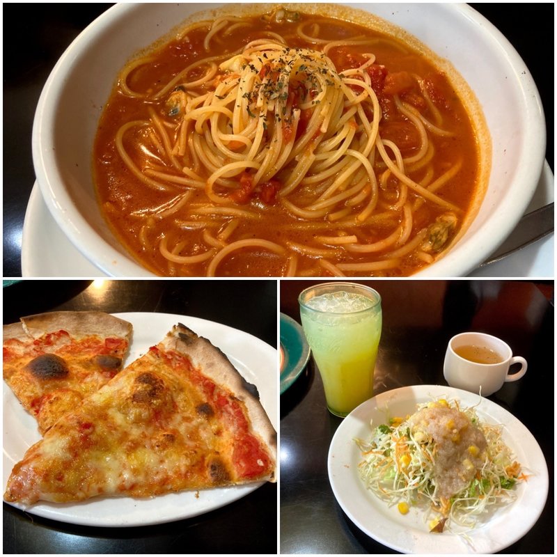 ボンゴレ赤ランチ(るーぱんカフェ 北本店)