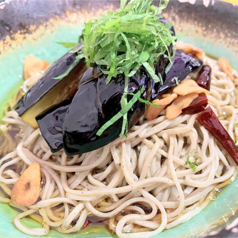 茄子のペペロンチーノ(à la 麓屋 （あら ふもとや）)