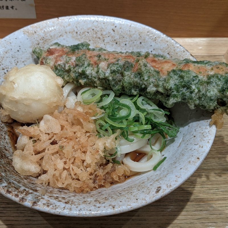 ちく玉ぶっかけうどん(ふたば製麺)