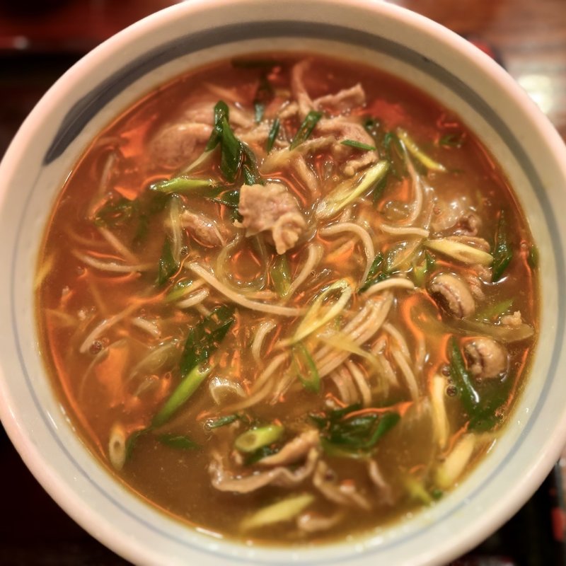 カレーそば(信州そば 北浜店)