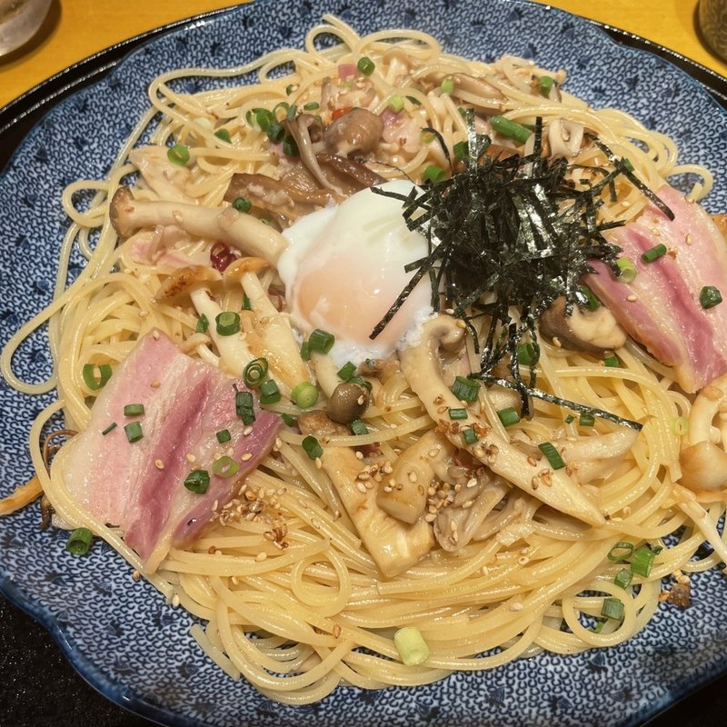 イベリコ豚ときのこづくしのよくばりスパゲッティ(洋麺屋五右衛門 西新宿店)