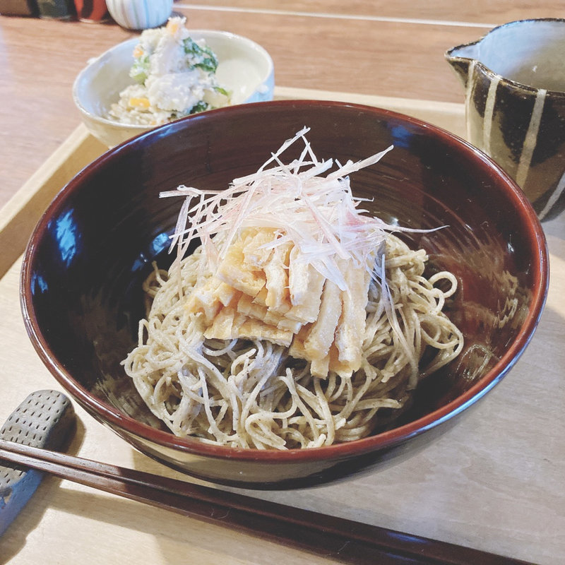 冷やしきざみそば(蕎麦 文目堂)