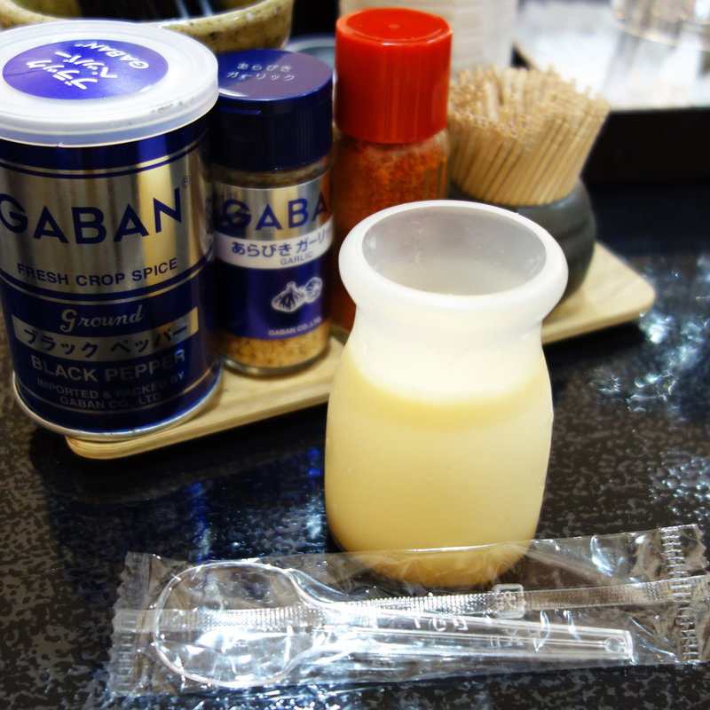 元パティシエが提供する特製プリン(ラーメン製作所 FUKUMEN)