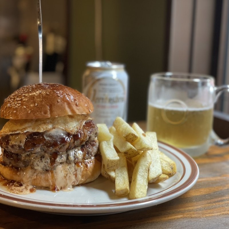 テリヤキダブル(Hyoe's Burgers+Fries)