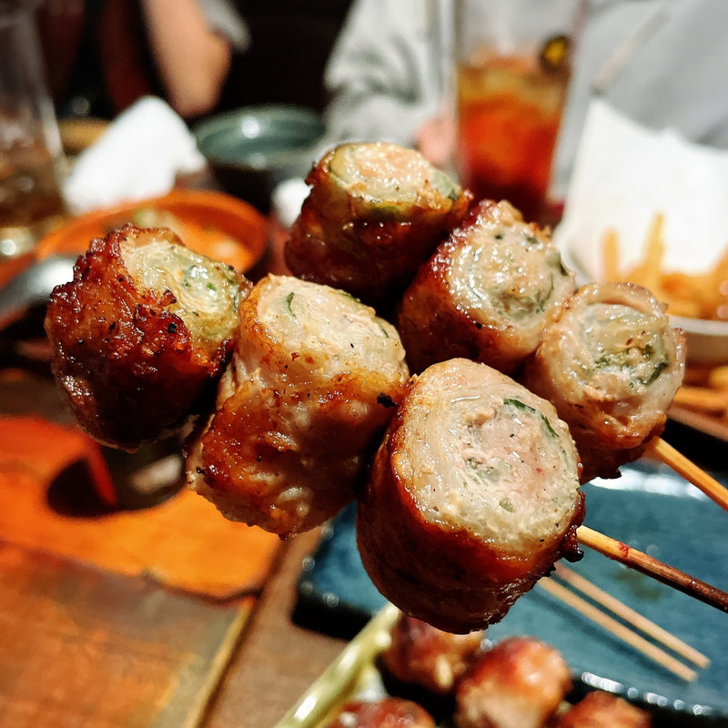 豚しそ巻き串(博多やさい巻き串屋ねじけもん自由が丘別邸)