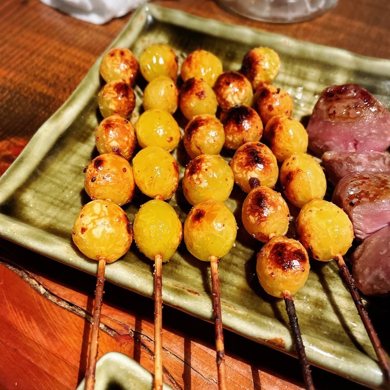 ぎんなん串(博多やさい巻き串屋ねじけもん自由が丘別邸)