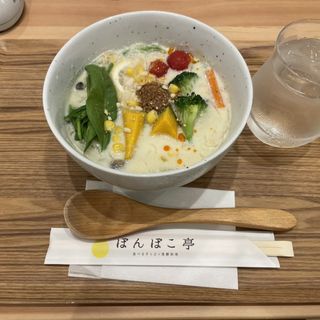 塩生姜豆乳スープ(札幌相撲茶屋狸小路 ぽんぽこ亭 北海道うまいもん笑舗)