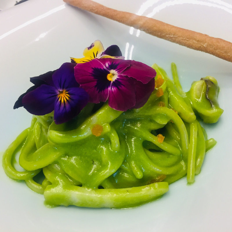 自家栽培菜の花のスパゲティ(NO NAME )