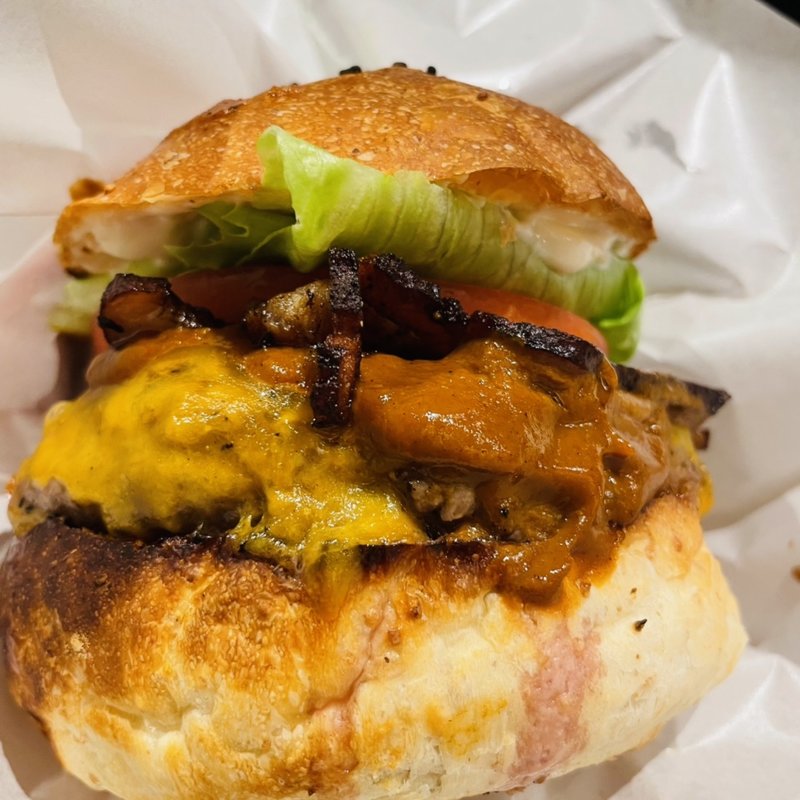 BBQベーコンチーズバーガー(マンチズ バーガー シャック （MUNCH'S BURGER SHACK）)