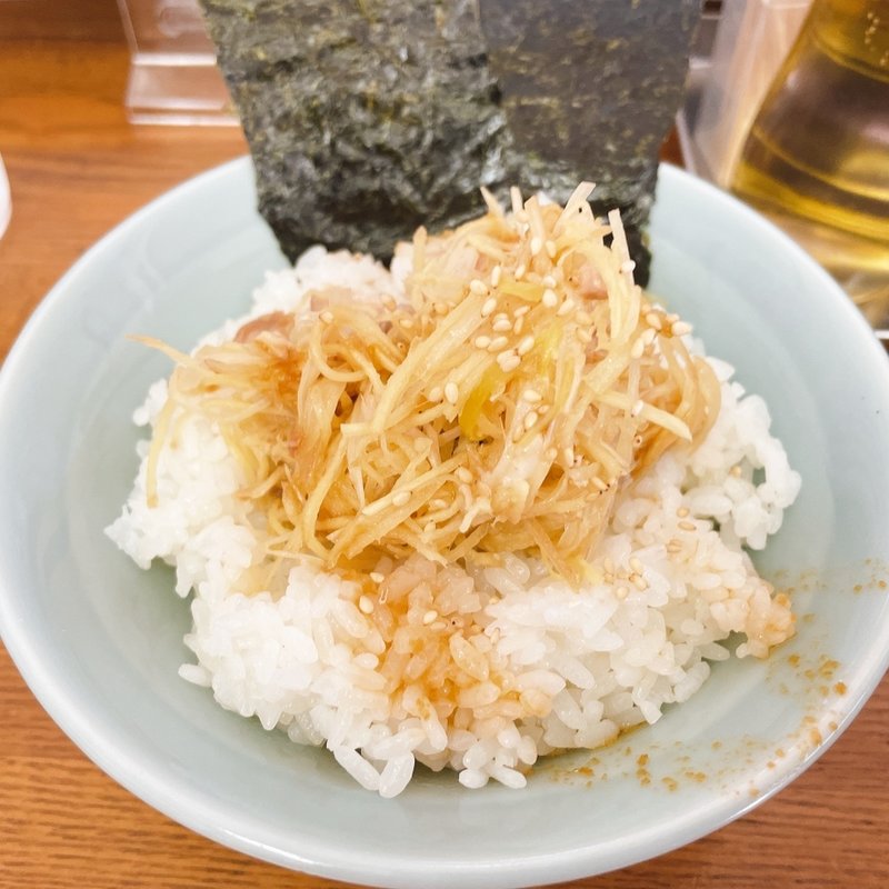 ねぎ生姜ライス(麺処 暁商店)